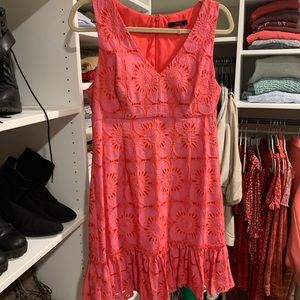 Trina Turk Bright Floral Print Dress